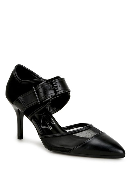 Aneri Buckle Heels