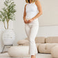 RFM Mini Mia Tummy Control High Waist Jeans in Off White