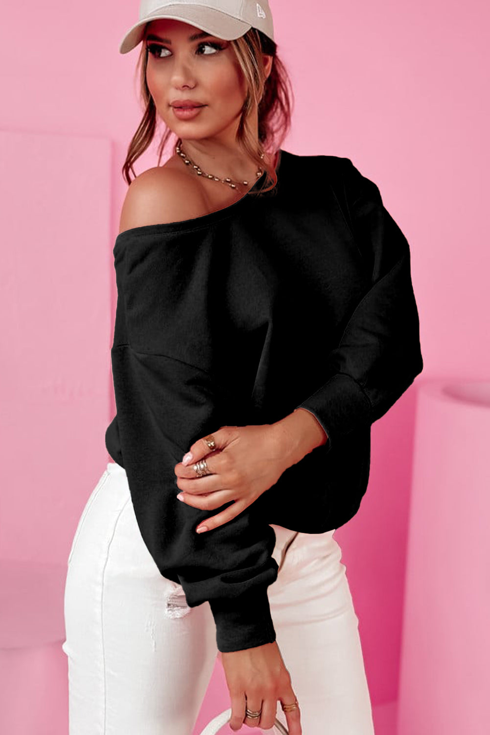 Bow Cutout Sweatshirt