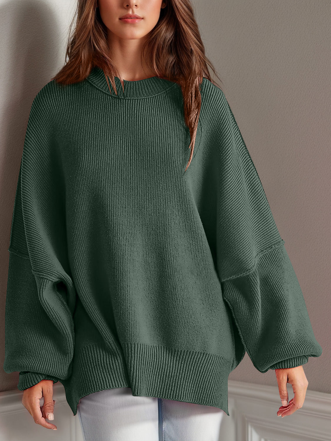 College Prep Side Slit Sweater