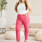 RFM Dylan Tummy Control High Waist Crop Jeans in Sunkissed