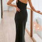 Single Shoulder Sleeveless Maxi Dress