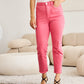 RFM Dylan Tummy Control High Waist Crop Jeans in Sunkissed