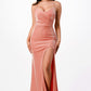 Sparkling Side Gather Maxi Dress