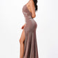 Sparkling Side Gather Maxi Dress