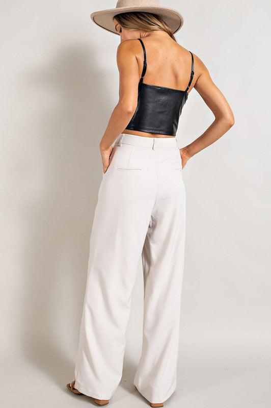 Relaxed Straight Leg Pants