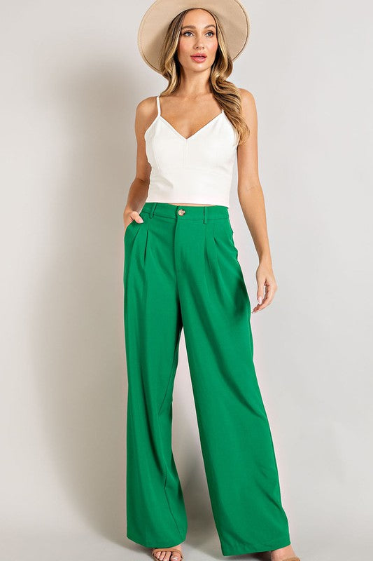 Relaxed Straight Leg Pants