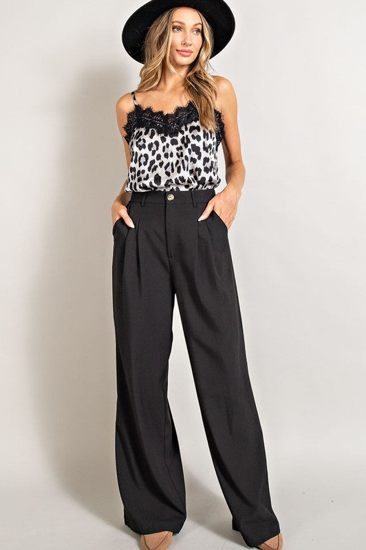 Relaxed Straight Leg Pants