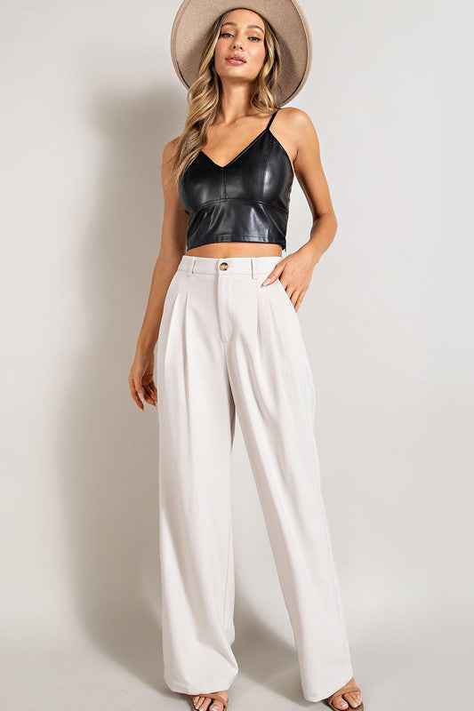 Relaxed Straight Leg Pants