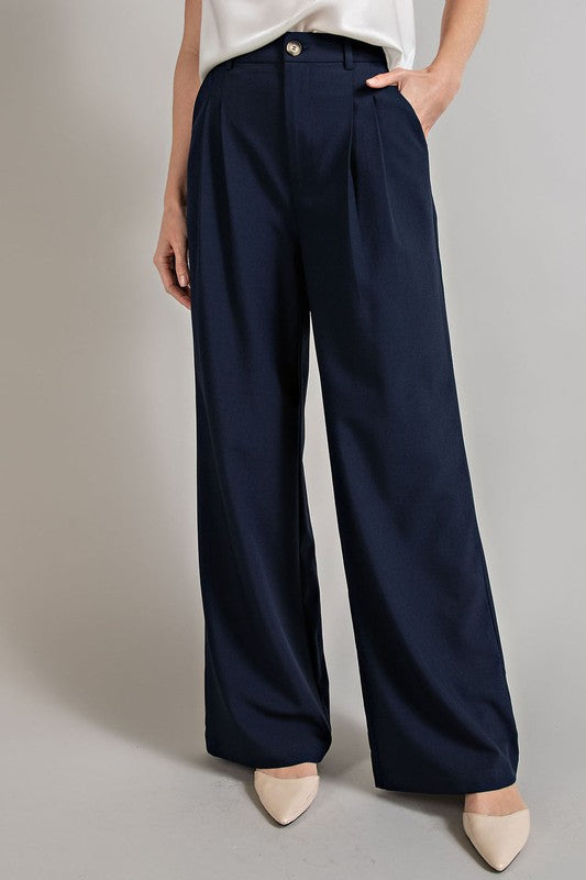 Relaxed Straight Leg Pants