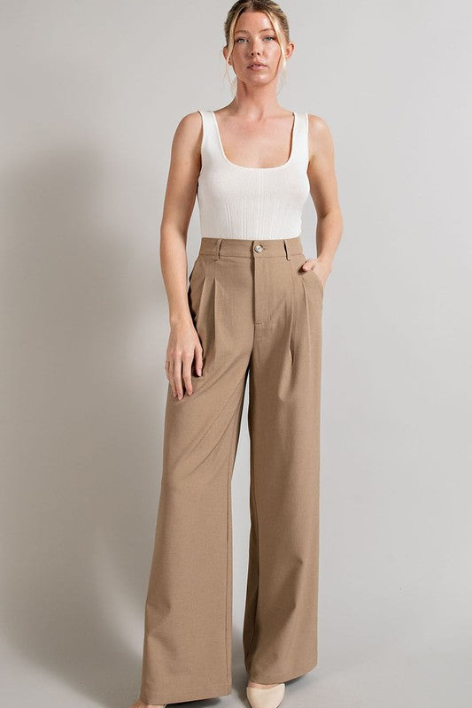 Relaxed Straight Leg Pants