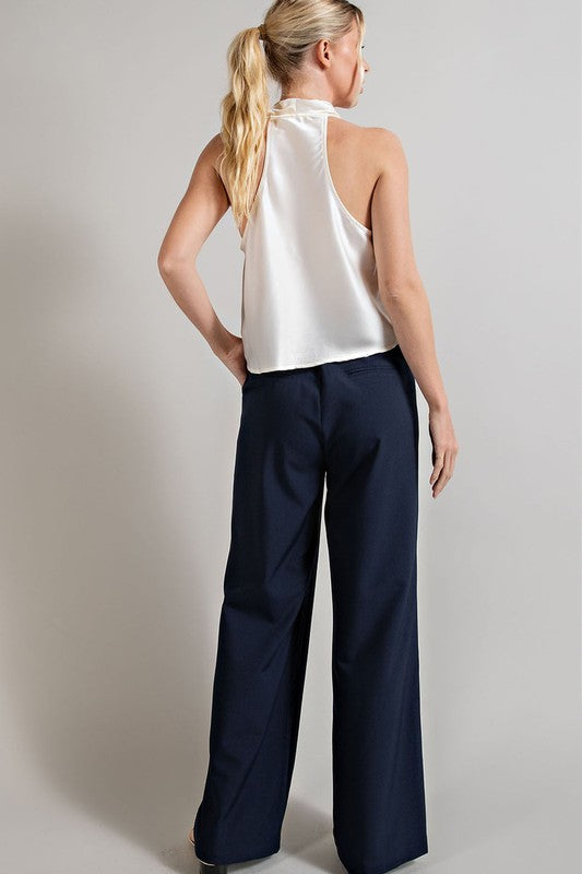 Relaxed Straight Leg Pants