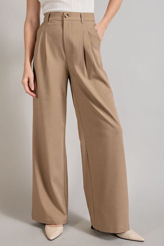 Relaxed Straight Leg Pants