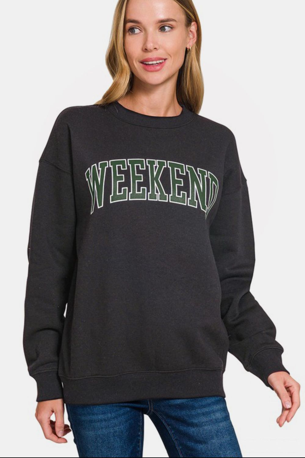 ‘Weekend’ Crew Neck Sweatshirt