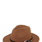 Basic Buckle Fedora Hat