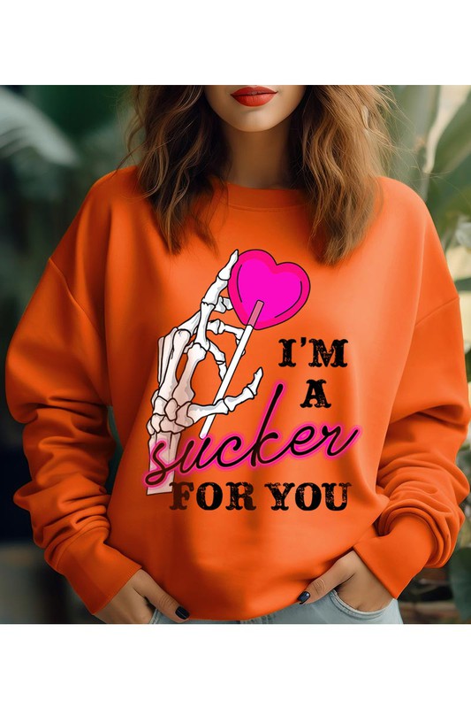 I’m A Sucker For You Crewneck Sweatshirt