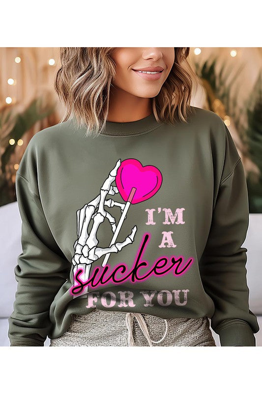 I’m A Sucker For You Crewneck Sweatshirt