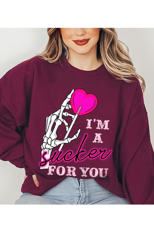 I’m A Sucker For You Crewneck Sweatshirt