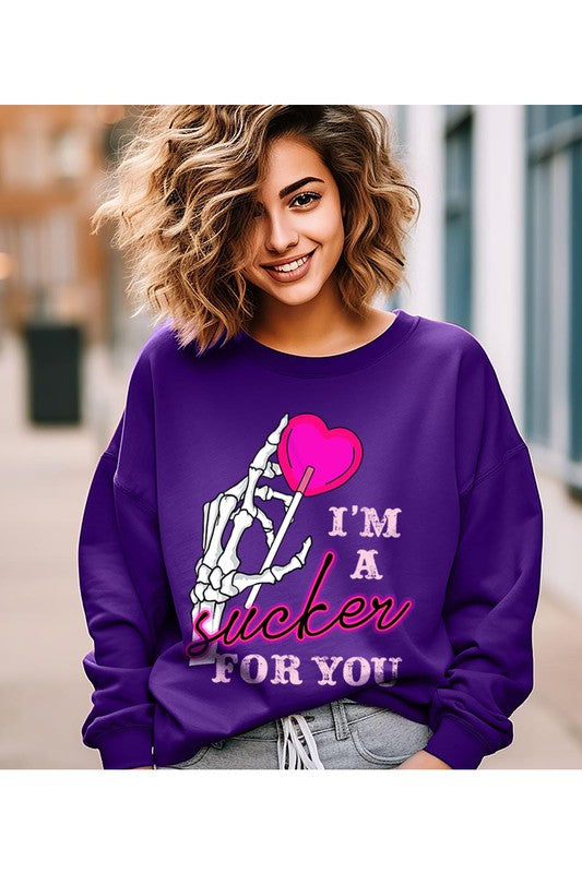 I’m A Sucker For You Crewneck Sweatshirt