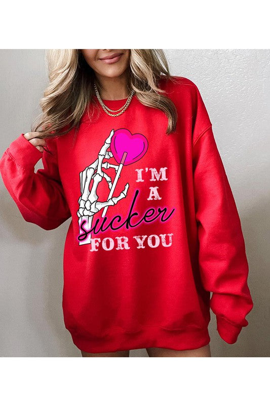 I’m A Sucker For You Crewneck Sweatshirt