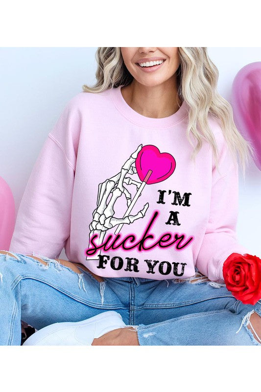 I’m A Sucker For You Crewneck Sweatshirt