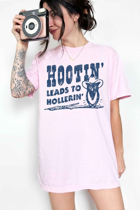 Hootin’ Leads To Hollerin’ Graphic T-Shirt