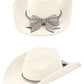 Rhinestone Ribbon Cowboy Hat