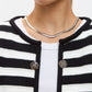 Effortless Striped Cardigan