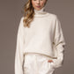 Basic Turtleneck Dropped Shoulder Sweater