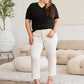 RFM Mini Mia Tummy Control High Waist Jeans in Off White