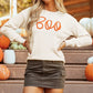 Script ‘BOO’ Halloween Sweater