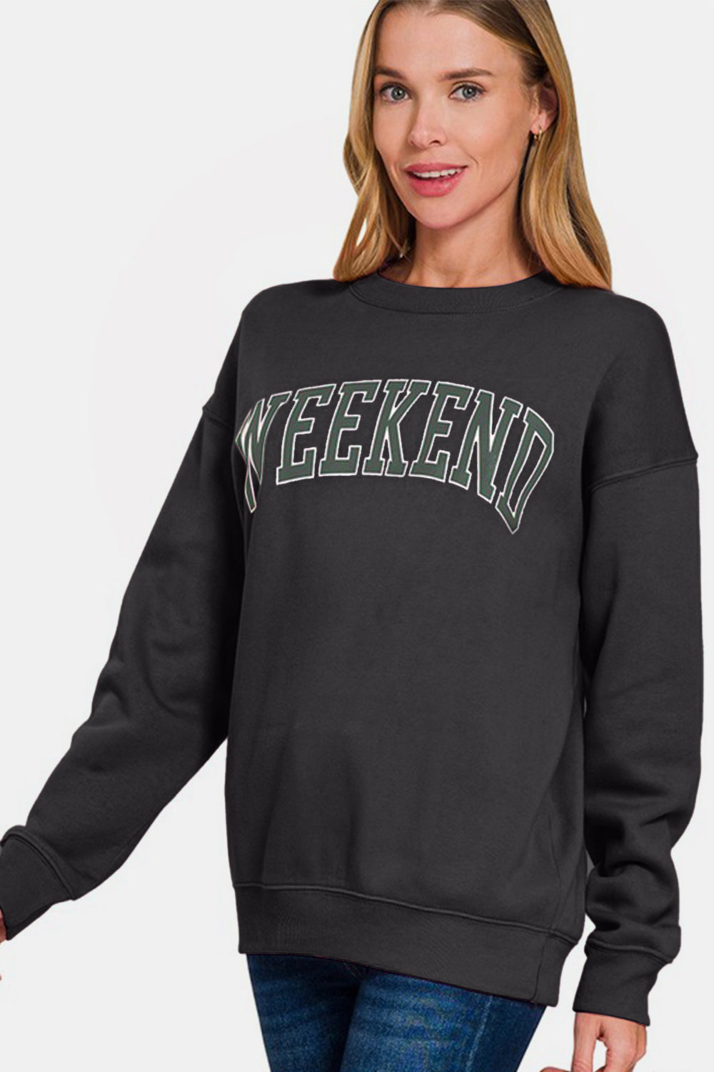 ‘Weekend’ Crew Neck Sweatshirt