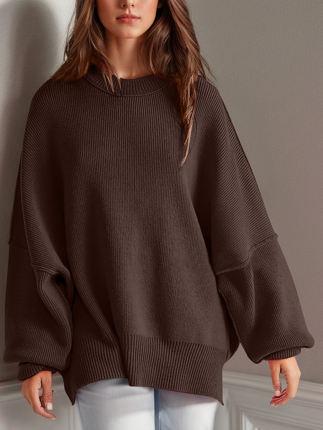 College Prep Side Slit Sweater