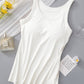 Basic Round Neck Tank Top with Bra