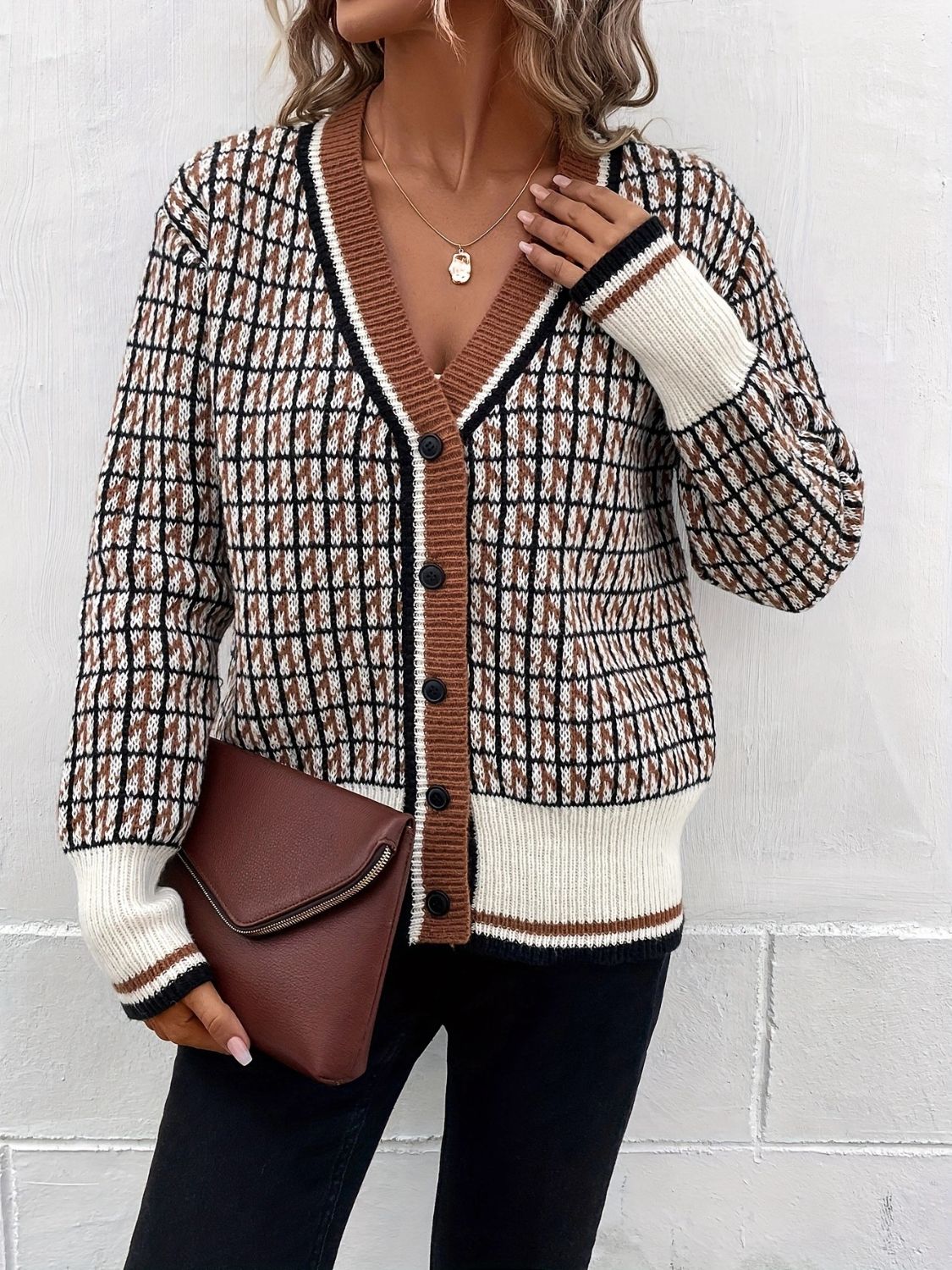 Luxe V-Neck Button Up Cardigan