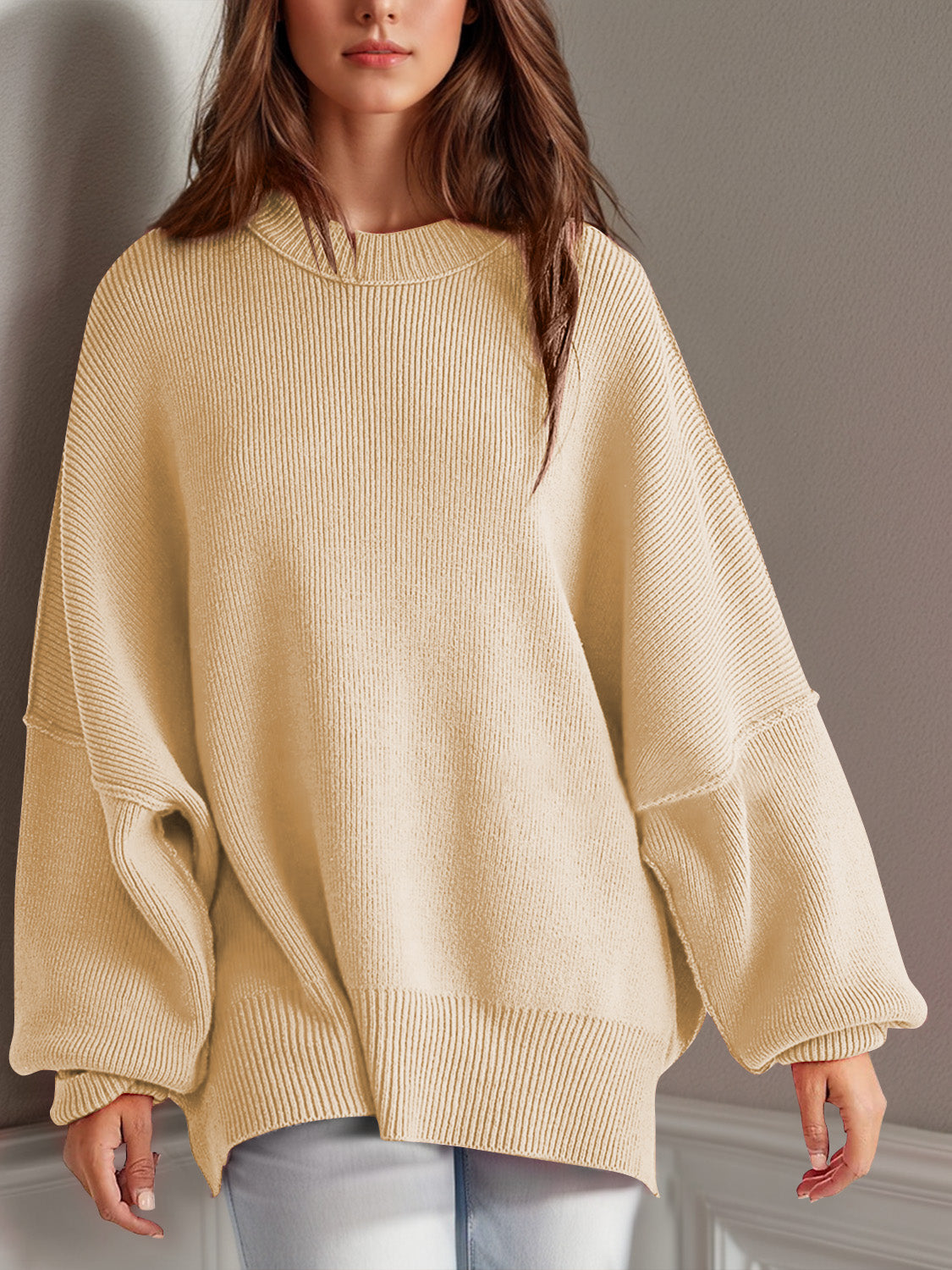 College Prep Side Slit Sweater