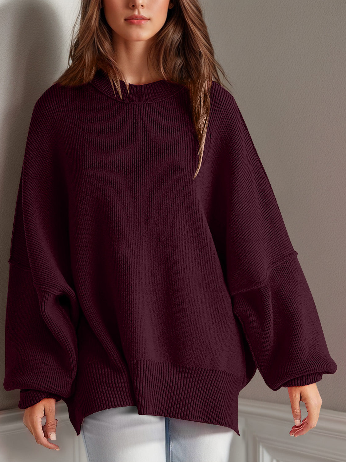 College Prep Side Slit Sweater