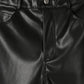 Vegan Leather Straight Leg Pants