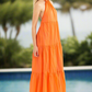 HYFVE Halter Neck Cover Up Maxi Dress