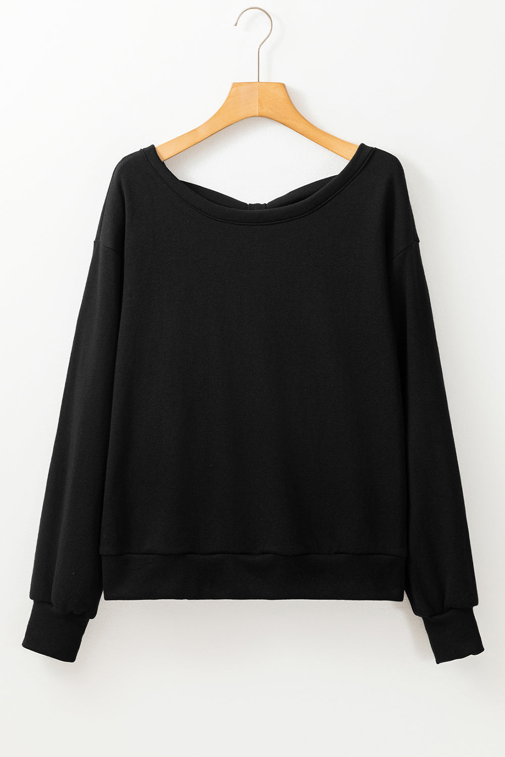 Bow Cutout Sweatshirt