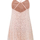 Sequin Low Back Mini Cami Dress