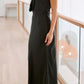 Single Shoulder Sleeveless Maxi Dress