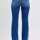 Judy Blue Mid-Rise Bootcut Jeans with Thermal Lining