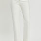 RISEN High Rise Tummy Control Straight Leg Jeans in Cream