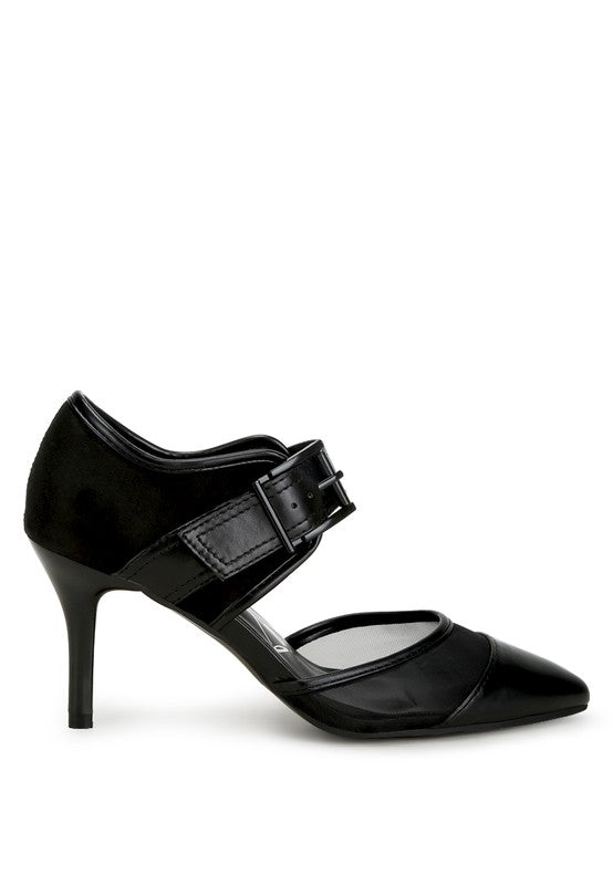 Aneri Buckle Heels