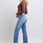 Judy Blue Vintage Wash Thermal Lined Straight Jeans