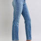 Judy Blue Vintage Wash Thermal Lined Straight Jeans