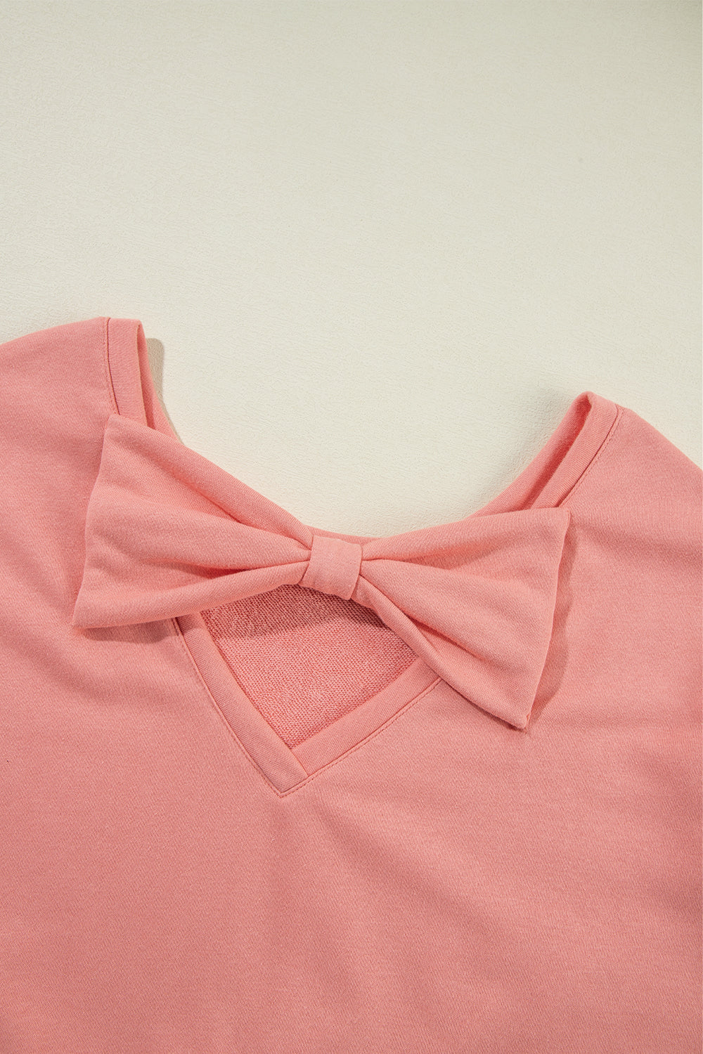 Bow Cutout Sweatshirt