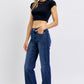 Judy Blue Tummy Control Straight Jeans Plus Size