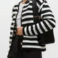 Effortless Striped Cardigan